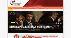 Desktop Screenshot of informacionciudadana.com