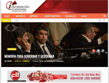 Tablet Screenshot of informacionciudadana.com